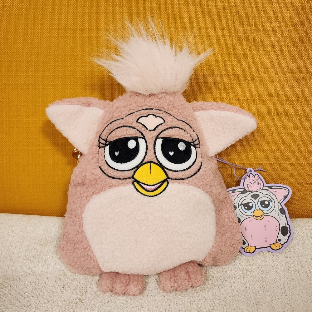 Cakeworthy Furby Plush Cosplay Pink Crossbody Shoulder Bag NEW